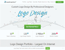 Tablet Screenshot of logodesignteam.com